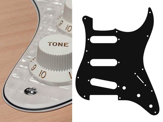 Hovedbilde Boston ST-413 Pickguard Strat - Pearl White ...