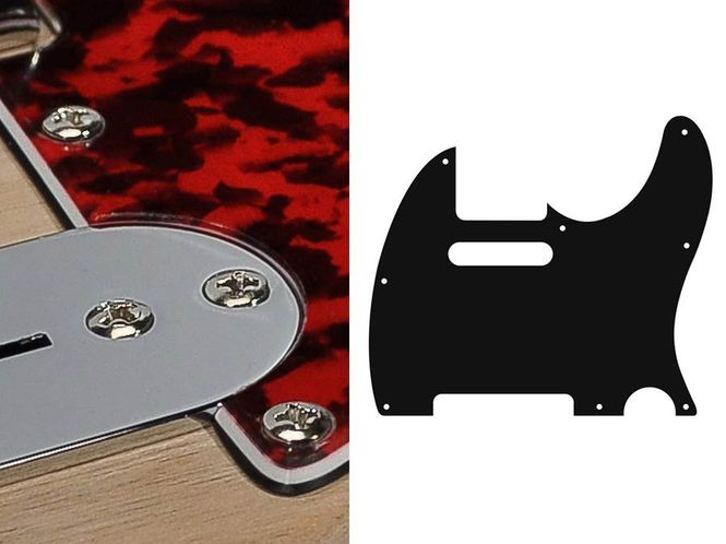 Hovedbilde Boston TE-310 Pickguard Tele - Tiger Red