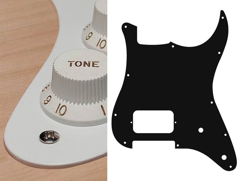 Boston ST-144 Pickguard Strat - White