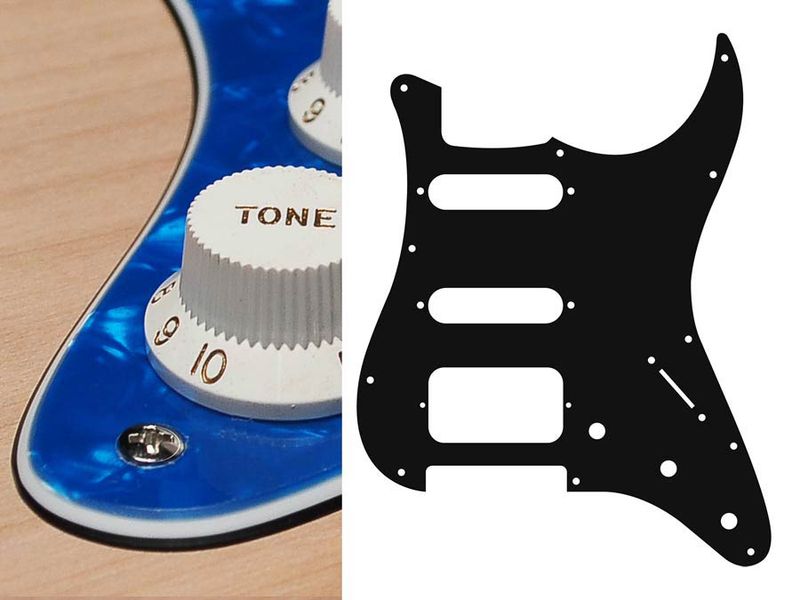 Boston ST-323 Pickguard Strat - Pearl Blue
