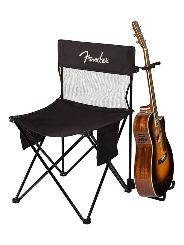 Fender  festival folding chair with integrated guitar stand