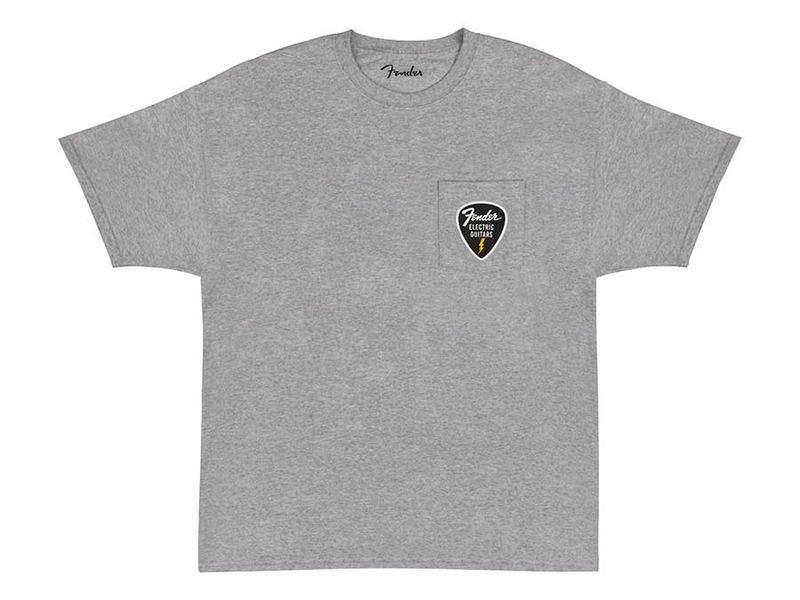 Fender  T-Shirts pick patch pocket, athletic grey, XXL