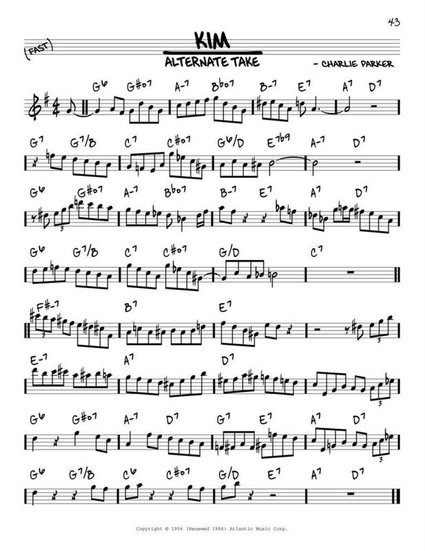 The Charlie Parker Real Book