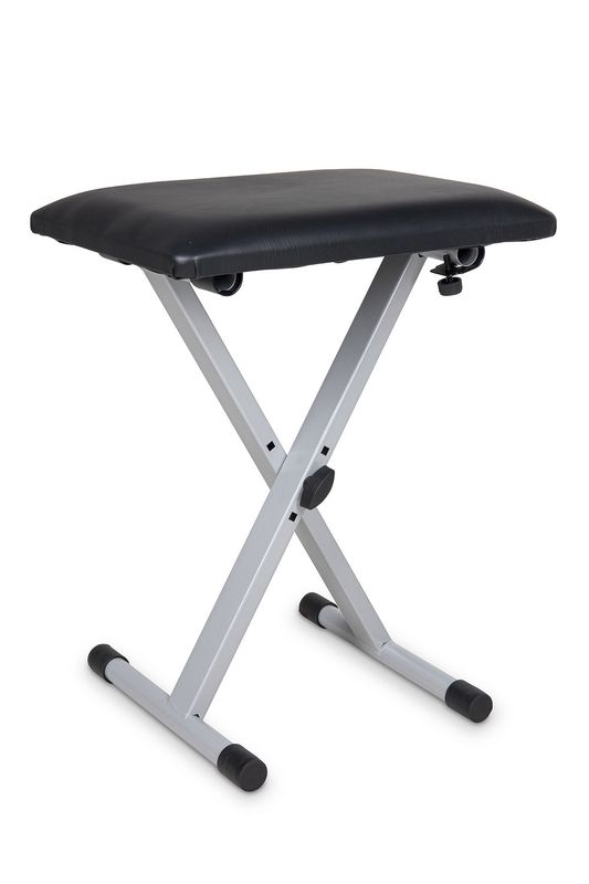 GEWA Keyboard bench VE4 silver-grey