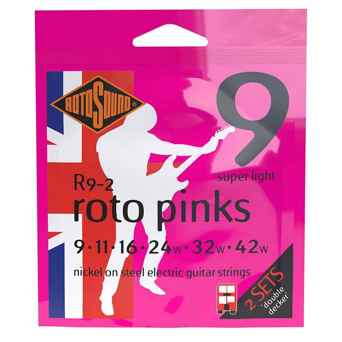 Hovedbilde Rotosound R9-2 Roto Pinks Double Decker 9-42 ...