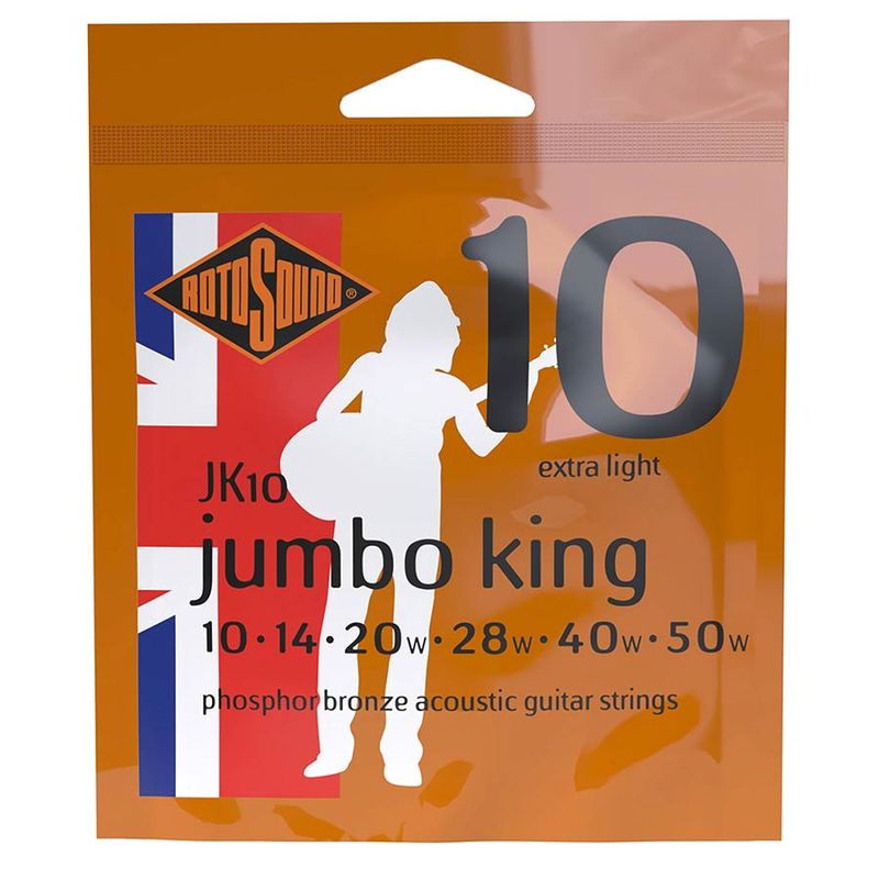 Rotosound JK10 Jumbo King Acoustic - Extra Light 10-50