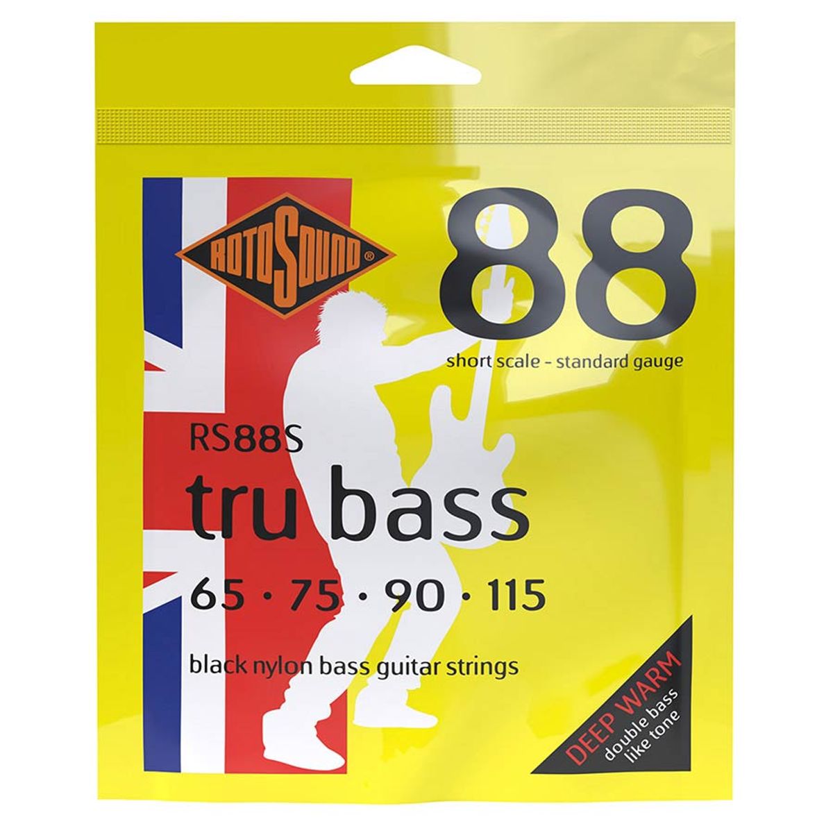 Rotosound RS88S Tru Bass Nylon Flatwound 65-115 Short Scale