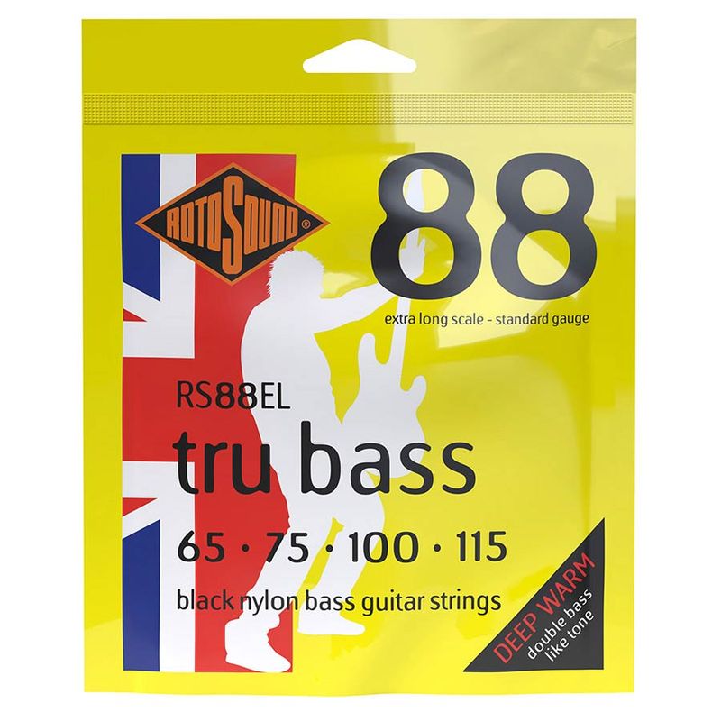 Rotosound RS88EL Tru Bass Nylon Flatwound 65-115 Extra Long Scale