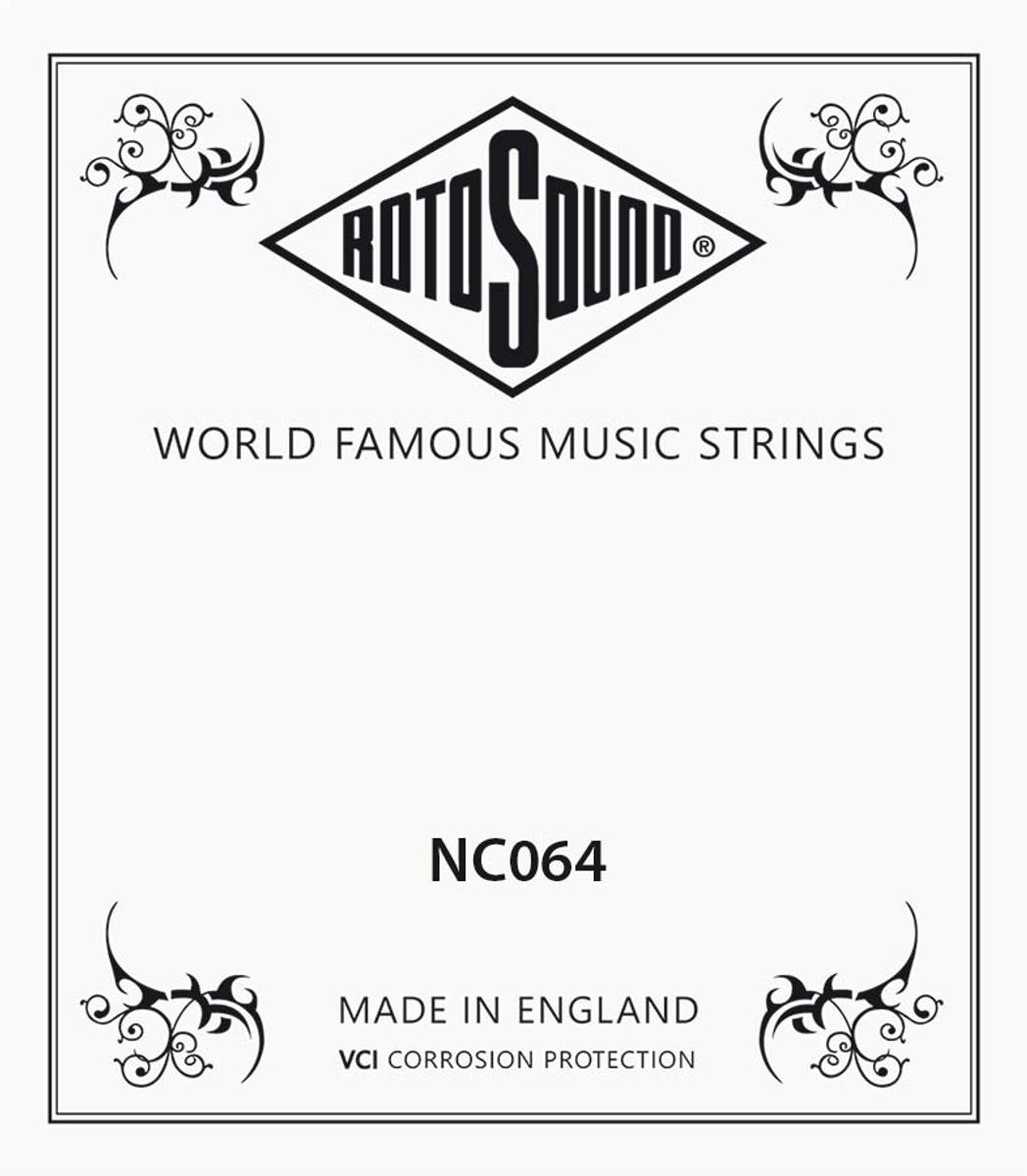 Rotosound NC064 Single String - Nickel Wound