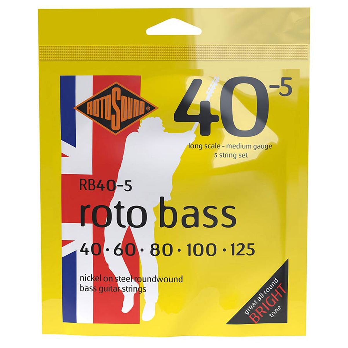 Rotosound RB40-5 Roto Bass 5-str - Nickel 40-125