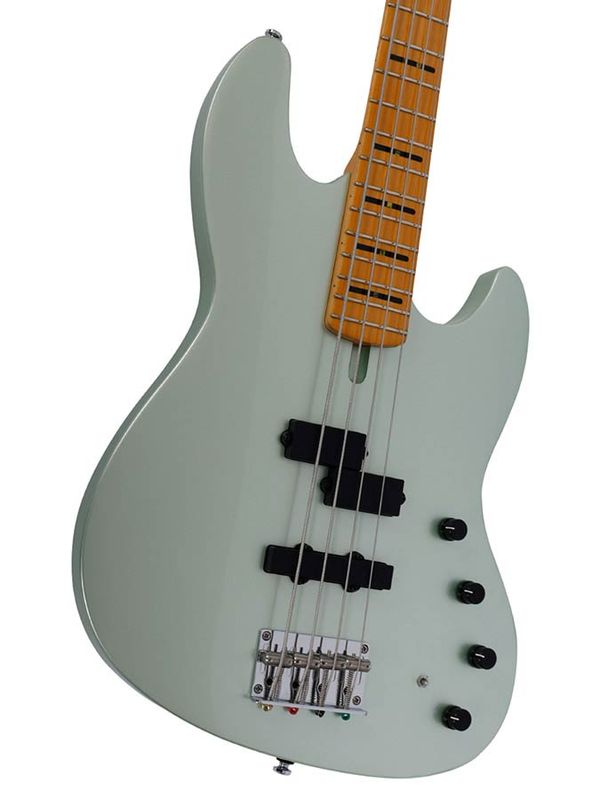 Sire U Series Marcus Miller alder 4-string active bass guitar, surf green metallic