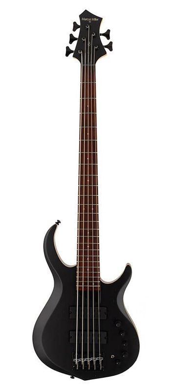 Sire M2 2nd Gen Series Marcus Miller 5-string Bass Guitar Transparent Black