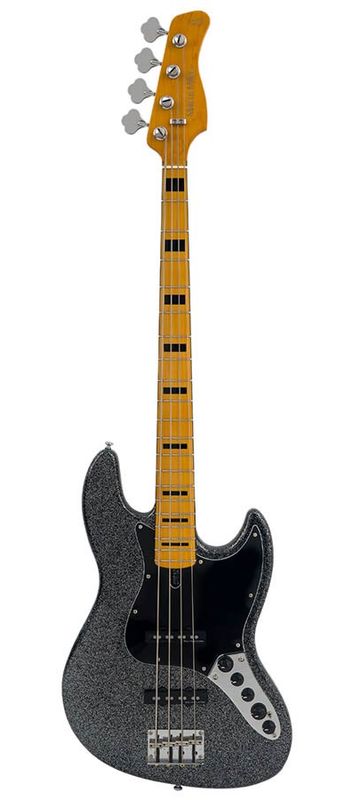 Sire V7+ A4/BKS alder 4-string active bass guitar black sparkle