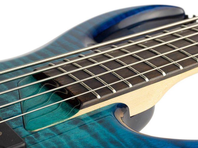 Sire M7 2nd Gen Series Marcus Miller Alder + Solid Maple 5-string Bass Guitar Transparent Blue