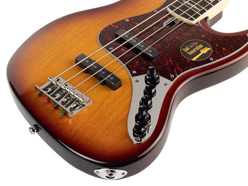 Sire V7 2nd Gen Series Marcus Miller Alder 4-string Bass Guitar Tobacco Sunburst
