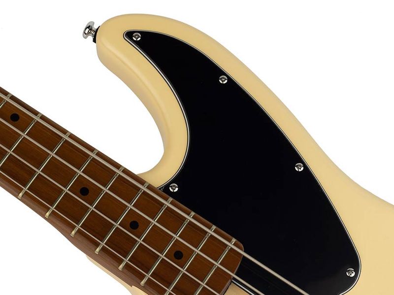 Sire D5 Series Marcus Miller Lefty Alder 4-string Passive Bass Guitar Vintage White