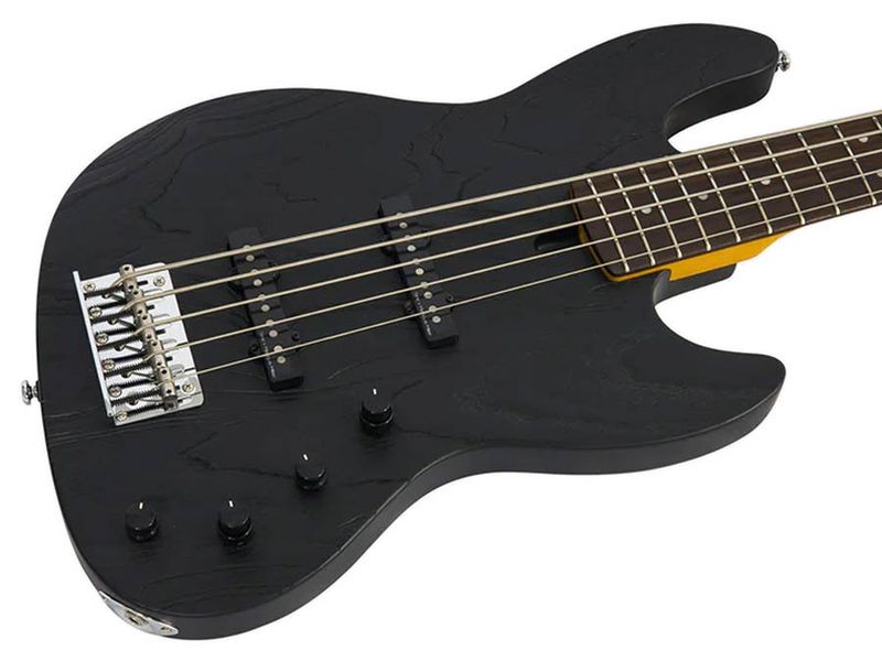 Sire V6 5/BK mahogany+ash top 5-string active bass guitar black