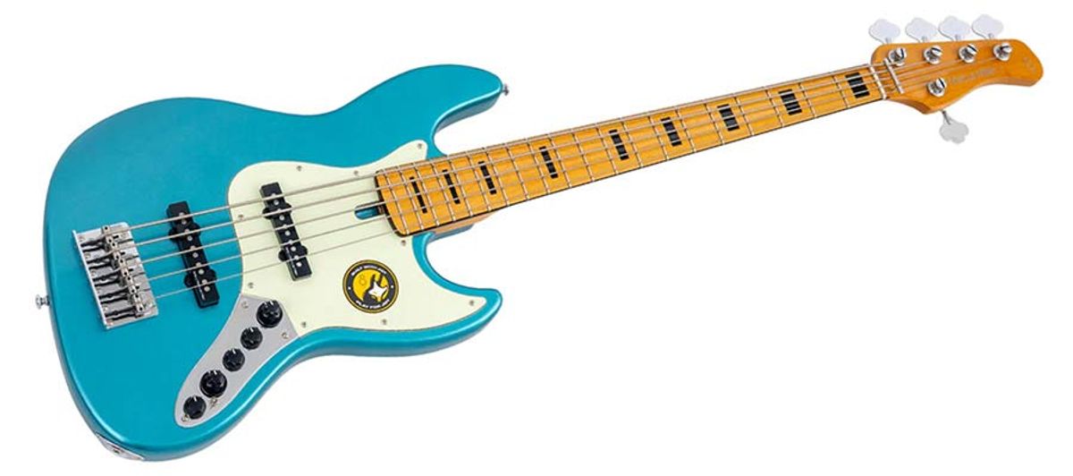 Sire V7+ A5/TP alder 5-string active bass guitar tide pool