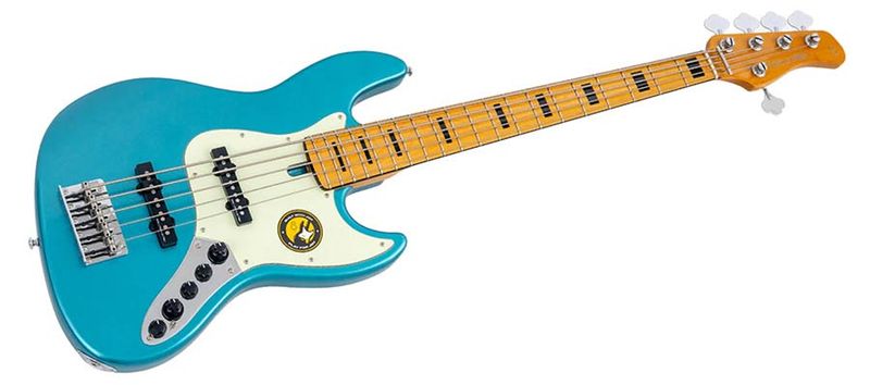 Sire V7+ A5/TP alder 5-string active bass guitar tide pool