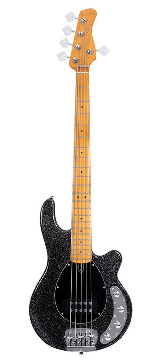 Sire Z Series Marcus Miller mahogany 5-string active bass guitar, sparkle black