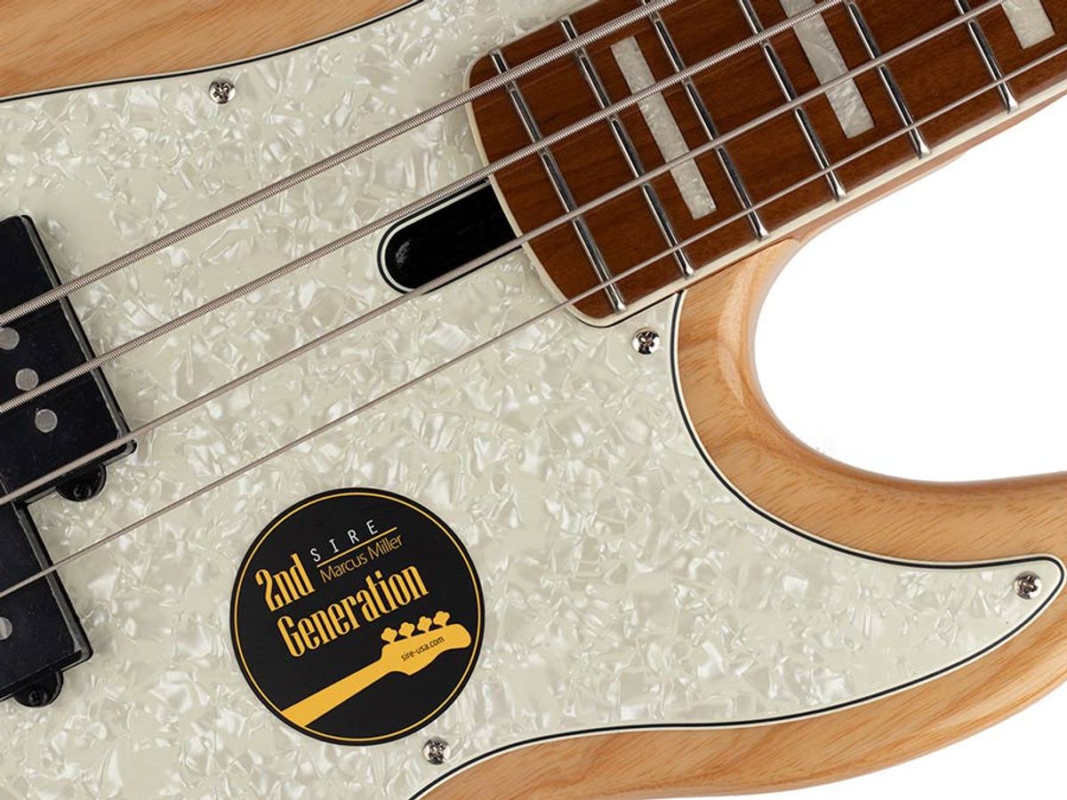 Sire P8 Series Marcus Miller swamp ash 4-string active bass guitar natural