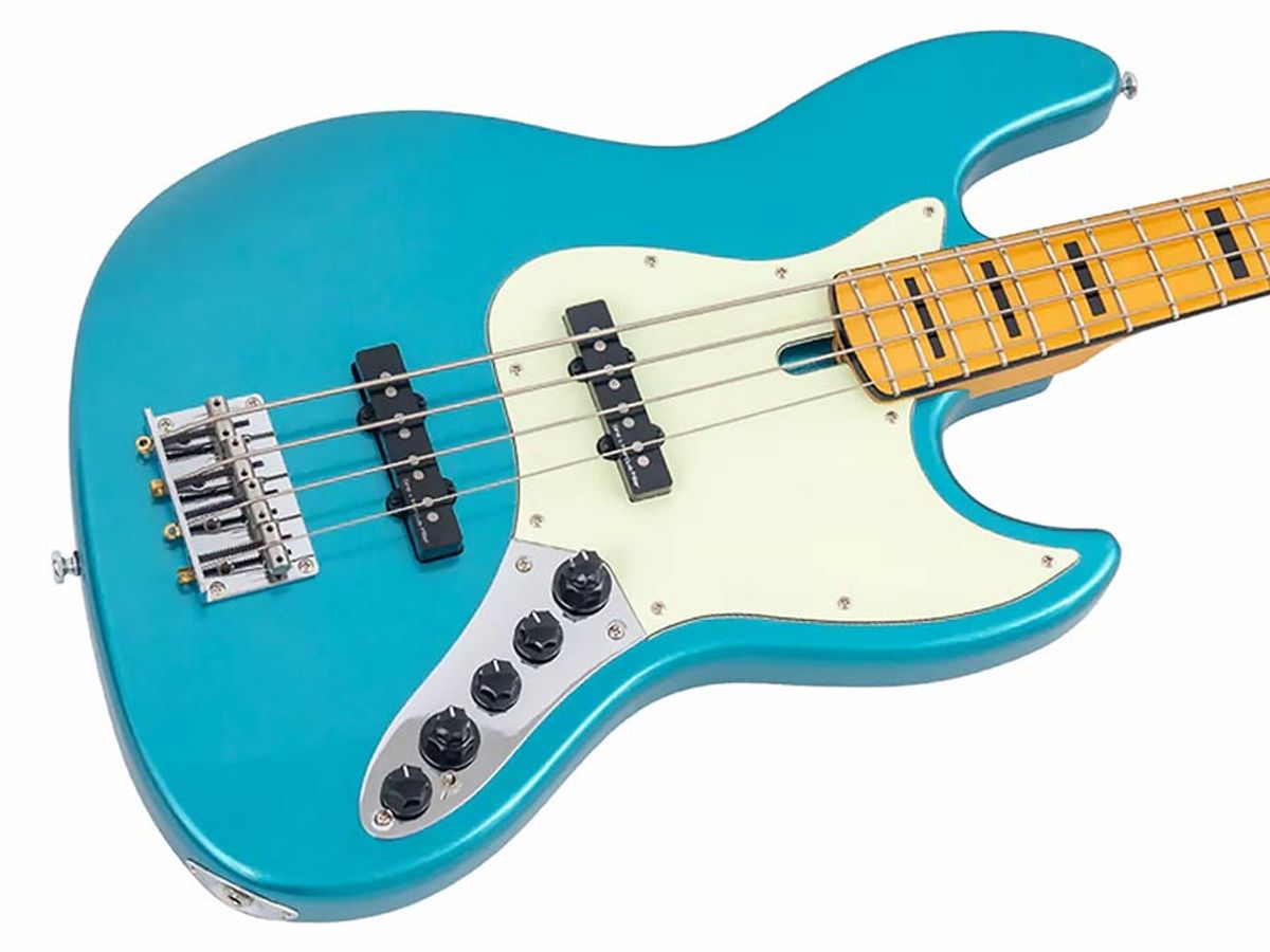 Sire V7+ A4/TP alder 4-string active bass guitar tide pool