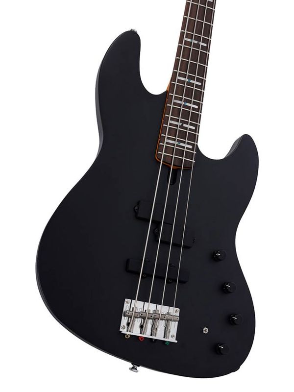 Sire U Series Marcus Miller alder 4-string active bass guitar, satin black