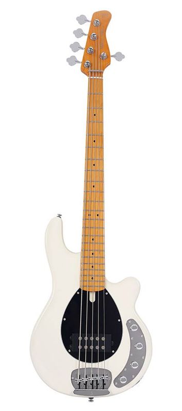Sire Z Series Marcus Miller mahogany 5-string active bass guitar, antique white