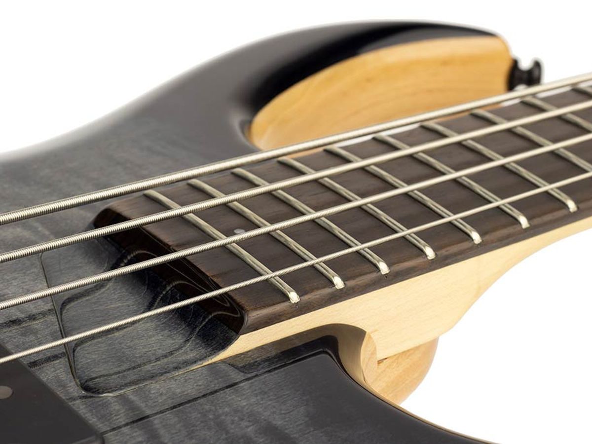 Sire M7 2nd Gen Series Marcus Miller Swamp Ash + Solid Maple 4-string Bass Guitar Transparent Black