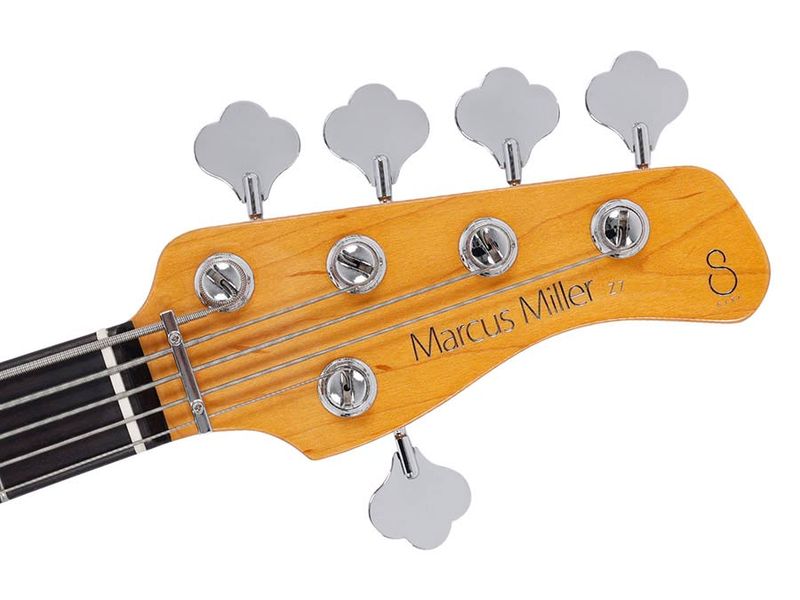 Sire Z Series Marcus Miller mahogany 5-string active bass guitar, antique white