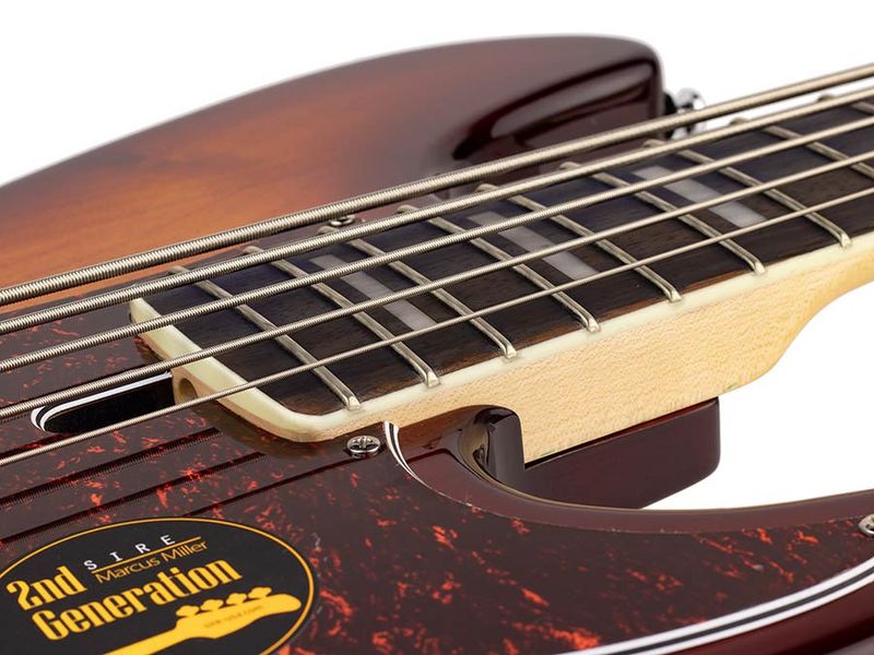 Sire P7 2nd Gen Series Marcus Miller Alder 5-string Bass Guitar Tobacco Sunburst