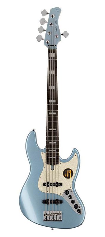 Sire V7 2nd Gen Series Marcus Miller Alder 5-string Bass Guitar Lake Placid Blue