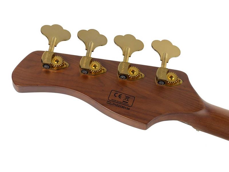 Sire P10 Series Marcus Miller swamp ash + flamed maple 4-string active bass guitar natural, with hard case