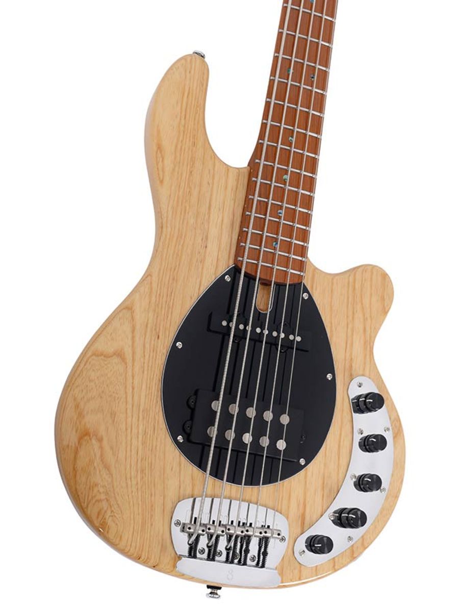 Sire Z Series Marcus Miller swamp ash 5-string active bass guitar, natural