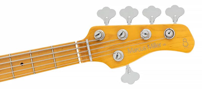 Sire V6 5/BSB mahogany+ash top 5-string active bass guitar butterscotch blonde