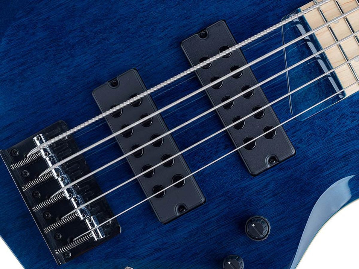 Sire M2 2nd Gen Series Marcus Miller 5-string Bass Guitar Transparent Blue