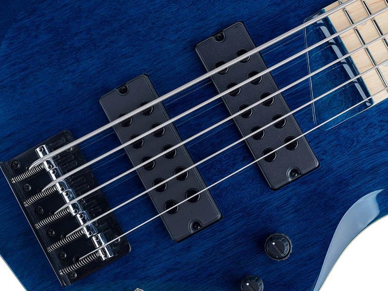 Sire M2 2nd Gen Series Marcus Miller 5-string Bass Guitar Transparent Blue