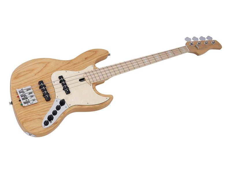 Sire V7 Series Marcus Miller swamp ash reissue 4-string active bass guitar, natural satin