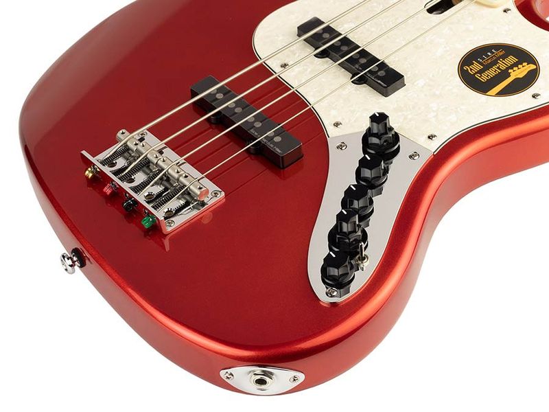 Sire V7 2nd Gen Series Marcus Miller fretless Alder 4-string Bass Guitar Bright Metallic Red