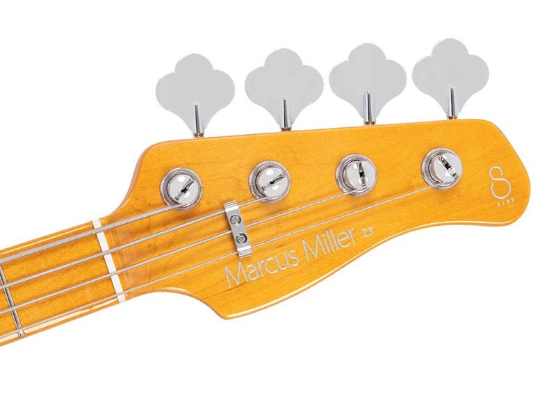 Sire Z Series Marcus Miller mahogany 4-string active bass guitar, blue