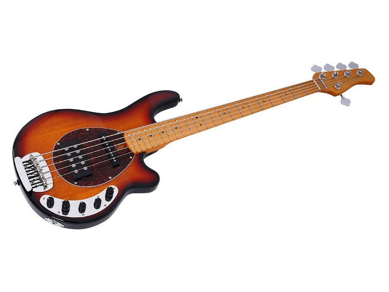 Sire Z Series Marcus Miller mahogany 5-string active bass guitar, 3 tone sunburst