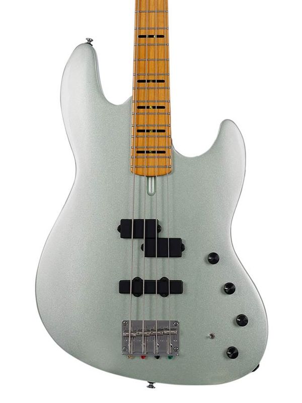 Sire U Series Marcus Miller alder 4-string active bass guitar, surf green metallic