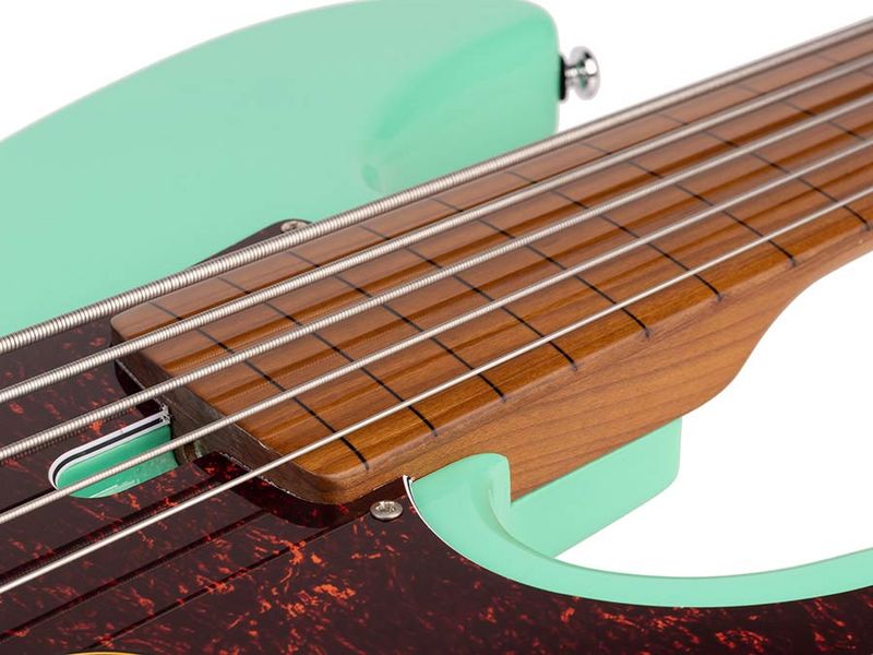 Sire P5 Series Marcus Miller Fretless Alder 5-string Passive Bass Guitar Mild Green
