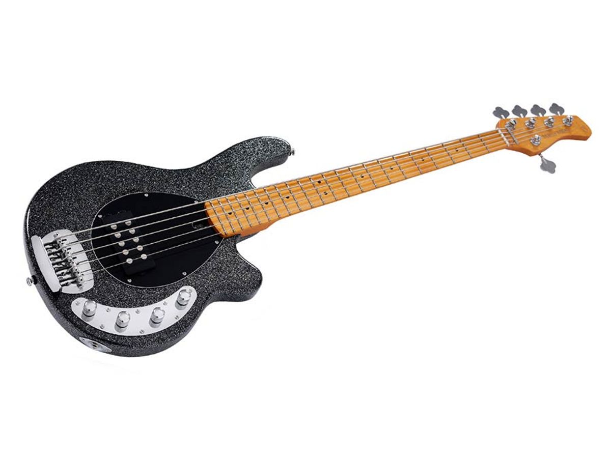 Sire Z Series Marcus Miller mahogany 5-string active bass guitar, sparkle black