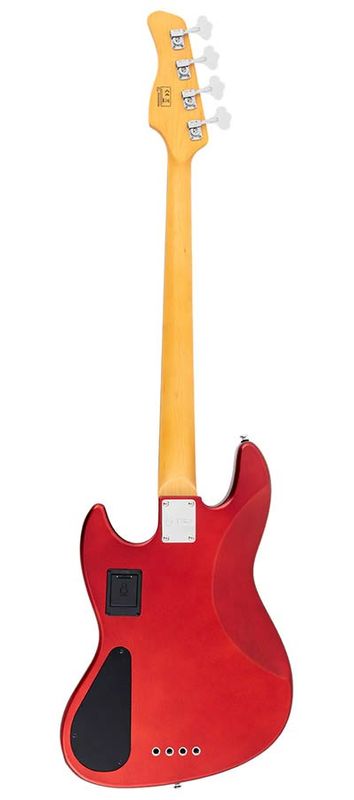 Sire V6 4/CAR mahogany+ash top 4-string active bass guitar candy apple red
