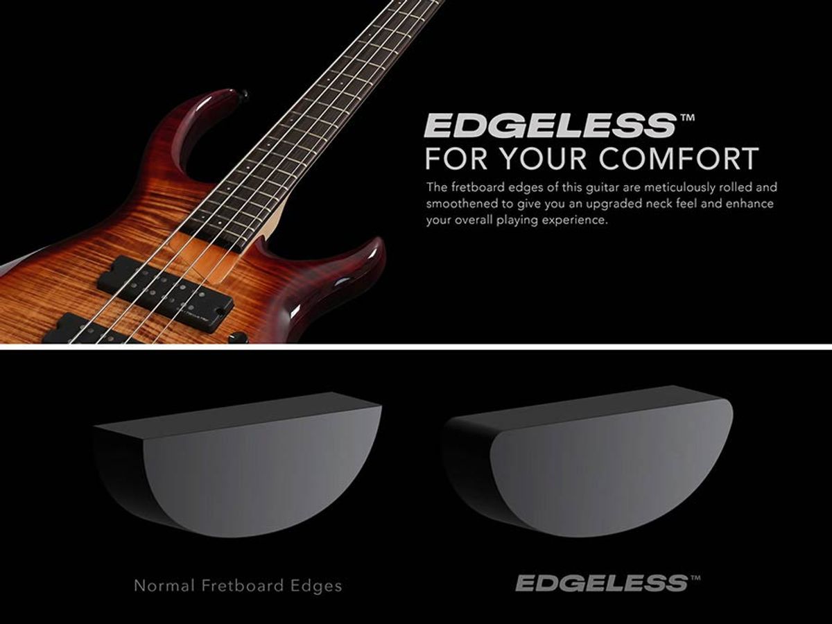 Sire M7 2nd Gen Series Marcus Miller Lefty Swamp Ash + Solid Maple 5-string Bass Guitar Transparent Black