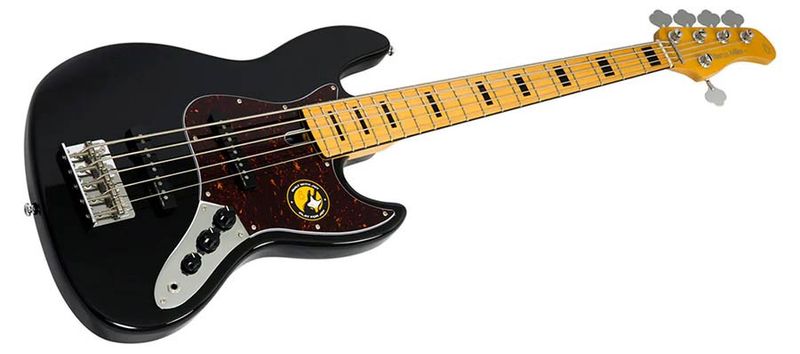 Sire V5 A5/BK alder 5-string passive bass guitar black