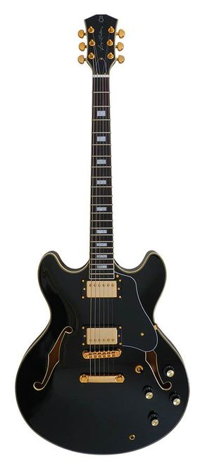 Hovedbilde Sire H7 Series Larry Carlton Electric Archtop Guitar Black
