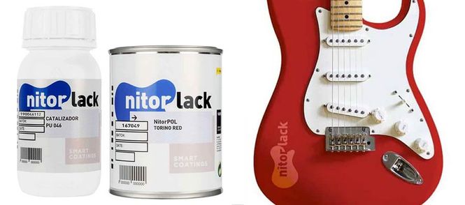 Hovedbilde NitorLACK polyurethane paint torino red - 500ml ...