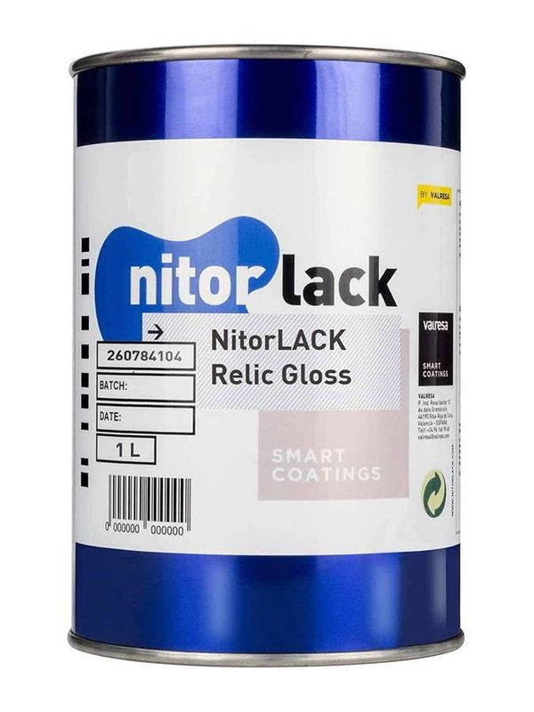 NitorLACK Nitrocellulose Paint - Relic Gloss Clear - 1L Can